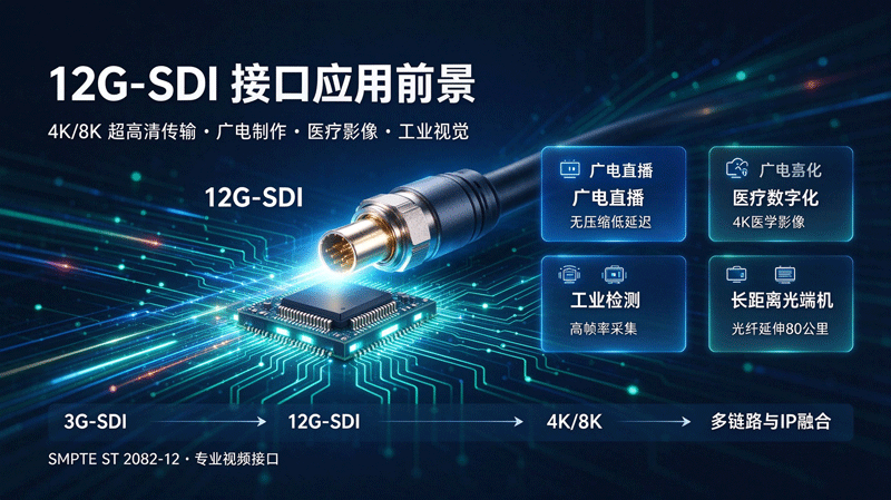 12G SDI 接口应用前景