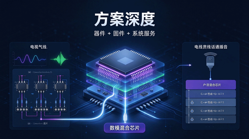 深耕数模混合芯片方案，以“器件+系统服务”打破终端开发壁垒